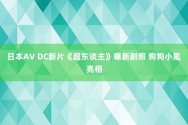 日本AV DC新片《超东谈主》曝新剧照 狗狗小氪亮相